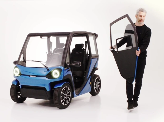 Squad Solar Car removable doors